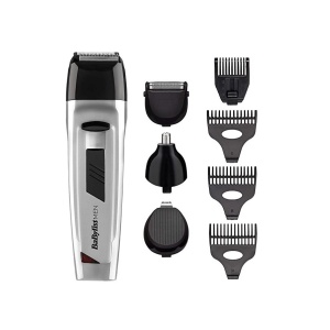 RESIGILAT- BabyLiss 7056NU- Aparat de tuns/ras/frezat 8in1, reincarcabil, capete lavabile, reglabil 0.5-15mm