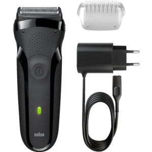 BRAUN 300s seria 3 - Aparat de ras electric, reincarcabil, Negru