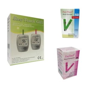 EasyTouch GH + 50 teste glicemie + 25 hemoglobina