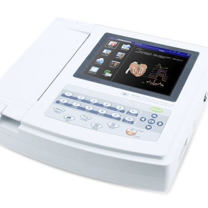 ECG1200G - electrocardiograf 12 canale, profesional, printare termica, ecran LCD