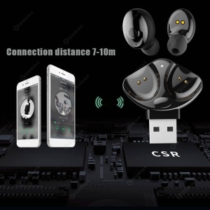 HBQ-XG17 Casti bluetooth cu suport dublu USB, V5.0+EDR,  4ore convorbiri si muzica