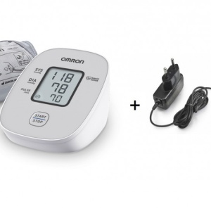 OMRON M2 BASIC (HEM-7121J-E) - tensiometru digital, automat, de brat, INTELLISENSE, cu adaptor de priza inclus