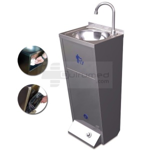QMED 815-061426 - Chiuveta cu picior integrat cu buton