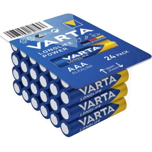 VARTA LONGLIFE POWER LR03 AAA (tip 4903)- Baterii alcaline avansate, 24 bucati