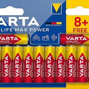 VARTA MAX POWER AA LR6 (tip 4706)- Baterii alcaline avansate, 12 bucati