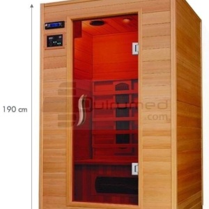 QMED QMSA2 - Sauna de interior cu infrarosu, 2 sectiuni