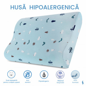 HUSA de schimb / Fata de perna - Perna pentru copii 24+ luni Albastra - Bumbac 100%