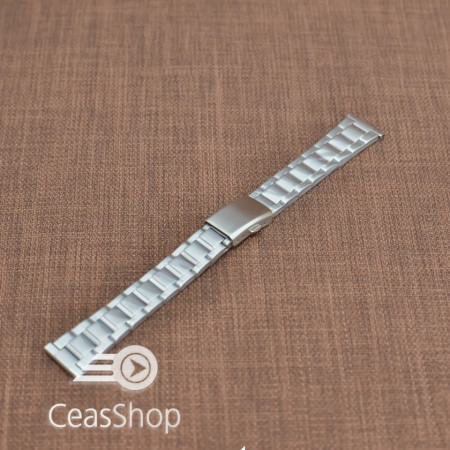 Bratara metalica argintie 18mm - 38646