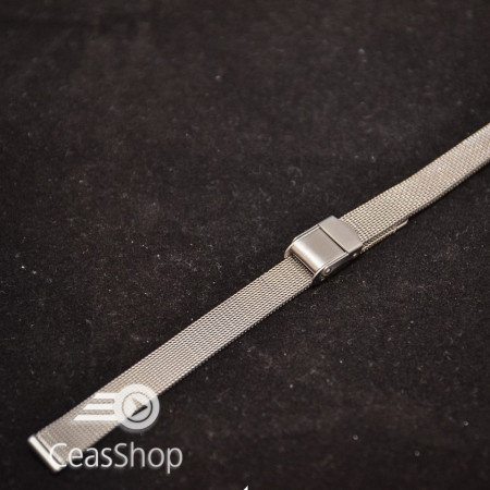 Bratara milaneza fina argintie 12mm -39858