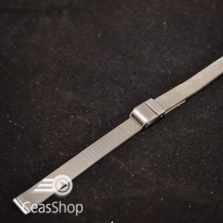 Bratara milaneza fina argintie 14mm -39860