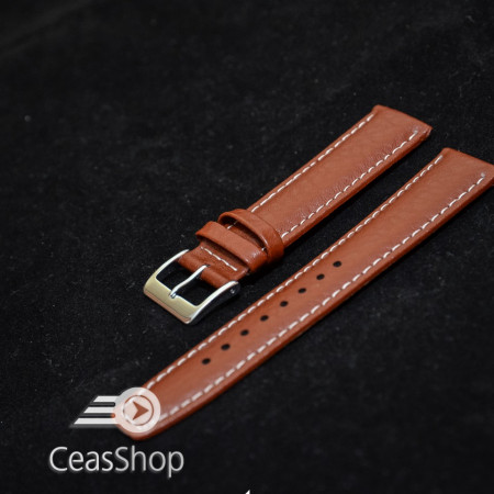 Curea piele buffalo captusita maro  20 mm - 34844