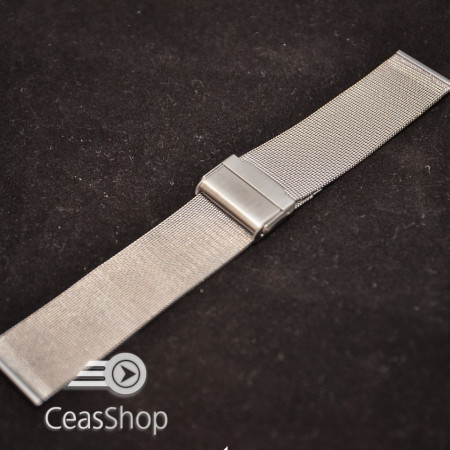 Bratara milaneza fina argintie 24mm -39870
