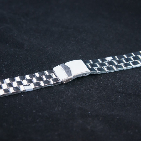 Bratara metalica argintie 22mm - 37465