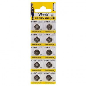 Baterie ceas Vinnic L1131 / LR1130 / 189 / V10GA / RW89 / D189 - AG 10 - Blister 10buc.
