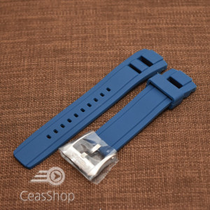 Curea cauciuc originala Seiko Velatura albastra - 22mm