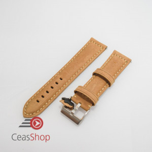 Curea piele maro deschis vintage QR 20mm - 3960320