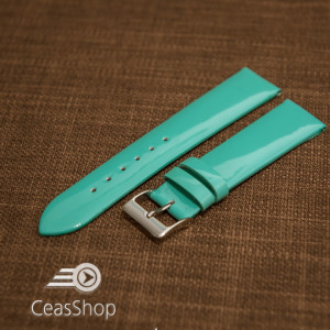 Curea verde piele vitel plată 10mm - 38290