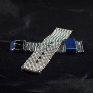 Bratara milaneza cu catarama argintie 20mm -38678