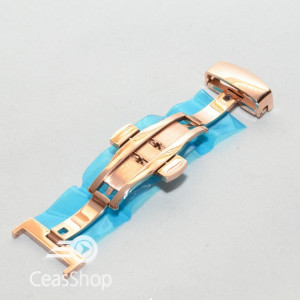 Catarama aur roz model fluture cu buton pentru deschidere 24mm