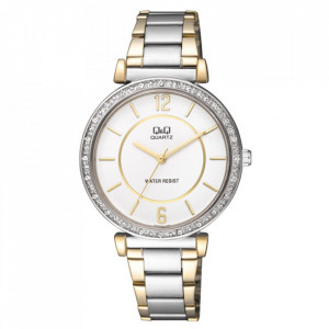 Ceas de dama Q&Q Lady Silver & Gold - Q959J411Y