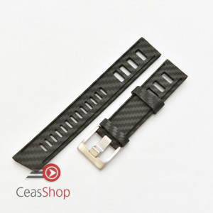 Curea ceas stil Isofrane model fibra carbon 24mm - 56285