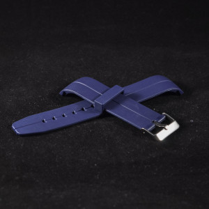 Curea din poliuretan curbata albastra 20mm - 35992