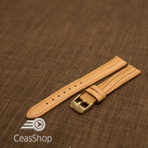 Curea maro mustar piele vitel model soparla captusita 16m - 35984