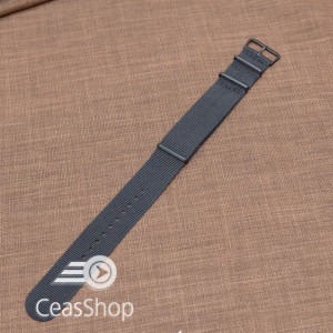 Curea NATO neagra 24mm catarame negre- 36971