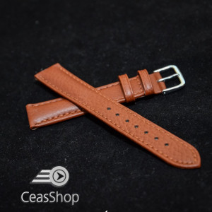 Curea piele buffalo captusita pe jumatate maro deschis 20 mm - 34865