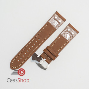 Curea piele maro deschis model TW Steel 18mm - 3810318