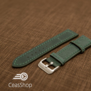 Curea piele verde 20 mm - 42221