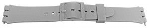 Curea silicon tip Swatch 17 mm gri -58642