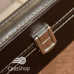 Cutie pastrare pentru zece ceasuri neagra