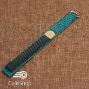 Curea din tesatura de nylon verde sport cu arici 18mm - 34904