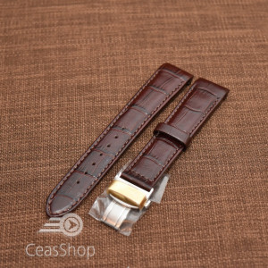 Curea Citizen Eco-Drive piele 20mm maro capat curbat