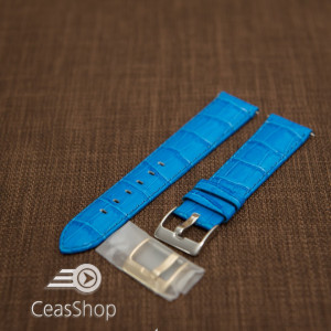 Curea model crocodil captusita albastră 18m - 45778