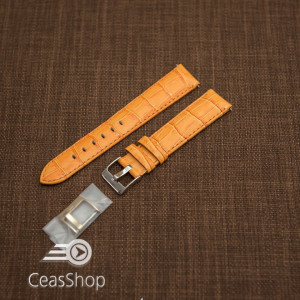 Curea model crocodil captusita portocalie 20m - 45787
