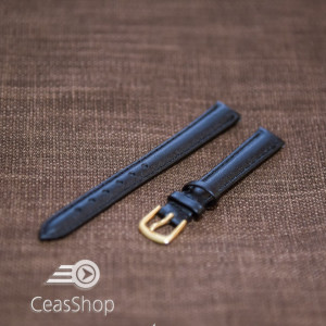 Curea neagra piele vitel captusita 12mm - 40423