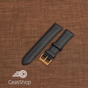 Curea piele VERONA neagra, captusita 20mm -XL- 46329