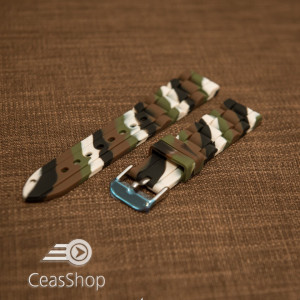Curea silicon camuflaj 22mm - 45889