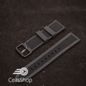 Curea  silicon neagra ceas sport  24mm - 38068