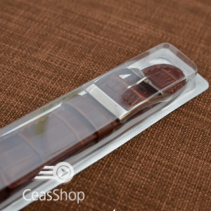 Curea tip SWATCH 23mm maro
