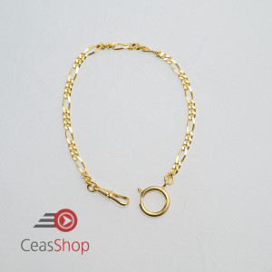 Lanț model figaro, auriu , pentru ceas buzunar 3,5 mm- 3010.2935