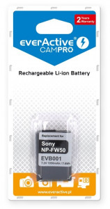 Acumulator EverActive CamPro - NP-FW50 -1050mAh