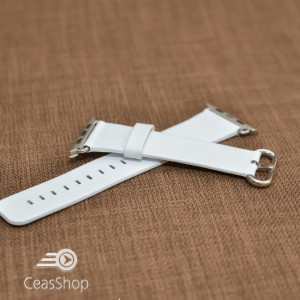 Curea piele alba Apple Watch - 38mm