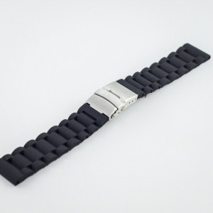 Curea silicon neagra 22mm - 34603