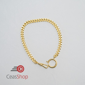 Lanț plat, auriu, pentru ceas buzunar 4,5 mm - 3010.2745