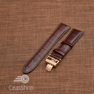 Curea Citizen piele 21mm maro