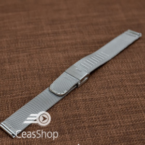Bratara milaneza fina argintie 16mm -39862