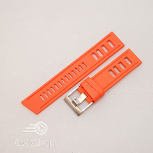 Curea ceas stil Isofrane portocalie 22mm - 49795